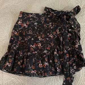 Tularosa Maida ruffle skirt floral